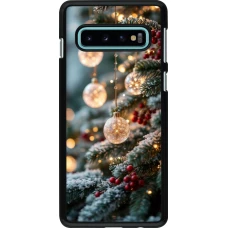 Coque Samsung Galaxy S10 - Christmas 25 Xmas Decorated Tree