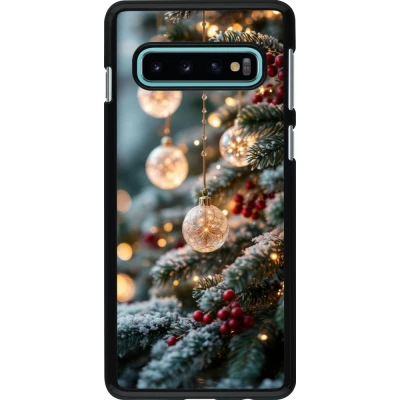 Coque Samsung Galaxy S10 - Christmas 25 Xmas Decorated Tree