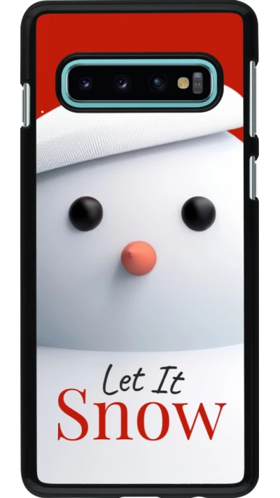 Samsung Galaxy S10 Case Hülle - Christmas 25 Xmas Snowman