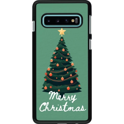 Samsung Galaxy S10 Case Hülle - Christmas 25 Xmas Tree
