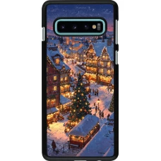 Coque Samsung Galaxy S10 - Christmas 25 Xmas Village