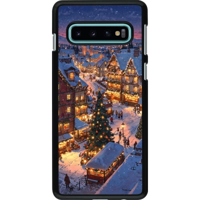 Coque Samsung Galaxy S10 - Christmas 25 Xmas Village