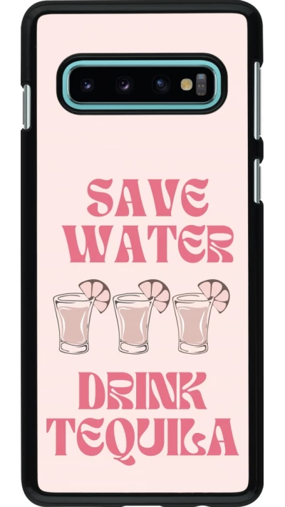 Samsung Galaxy S10 Case Hülle - Cocktail Save Water Drink Tequila