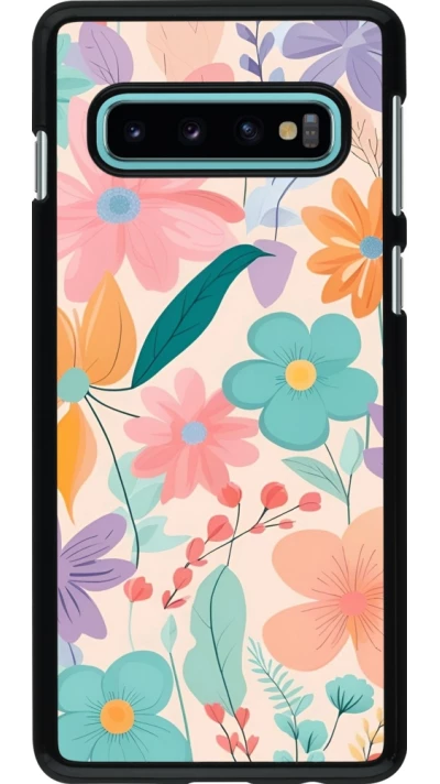 Samsung Galaxy S10 Case Hülle - Easter 2024 spring flowers
