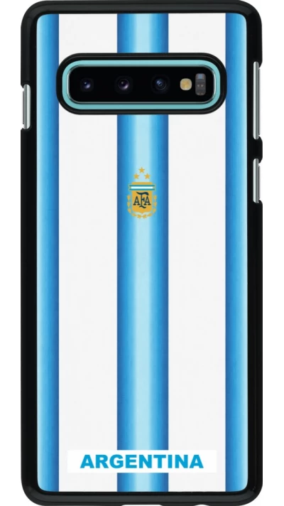 Coque Samsung Galaxy S10 - Maillot de football Argentine 2026 personnalisable
