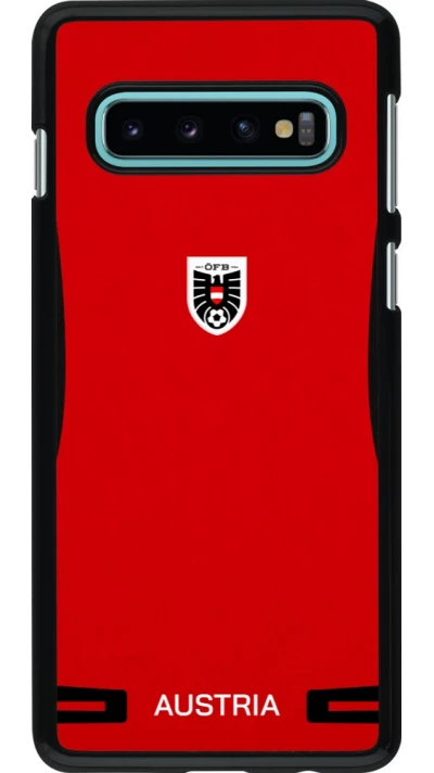 Samsung Galaxy S10 Case Hülle - O?sterreich 2026 personalisierbares Fussballtrikot