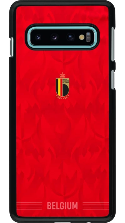 Samsung Galaxy S10 Case Hülle - Belgien 2026 personalisierbares Fussballtrikot