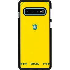 Samsung Galaxy S10 Case Hülle - Brasilien 2026 personalisierbares Fussballtrikot