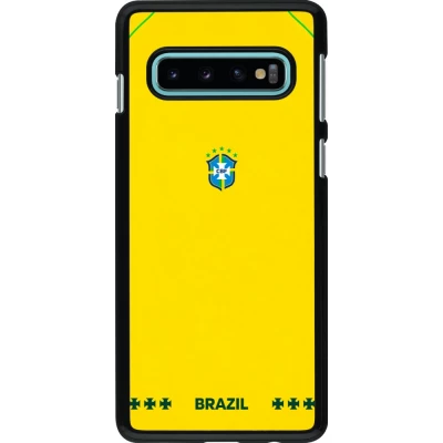 Samsung Galaxy S10 Case Hülle - Brasilien 2026 personalisierbares Fussballtrikot