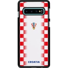 Samsung Galaxy S10 Case Hülle - Kroatien 2026 personalisierbares Fussballtrikot