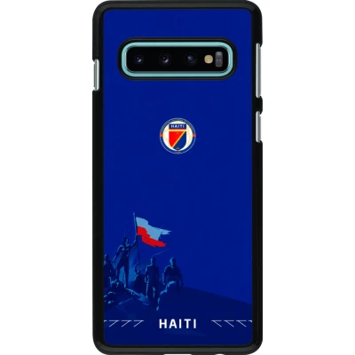 Samsung Galaxy S10 Case Hülle - Haiti 2026 personalisierbares Fussballtrikot