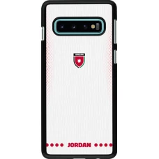 Coque Samsung Galaxy S10 - Maillot de football Jordanie 2026 personnalisable