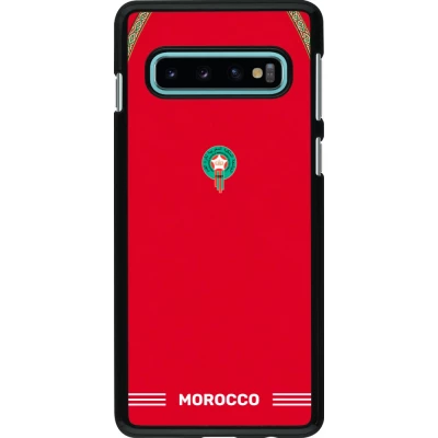 Samsung Galaxy S10 Case Hülle - Marokko 2026 personalisierbares Fussballtrikot