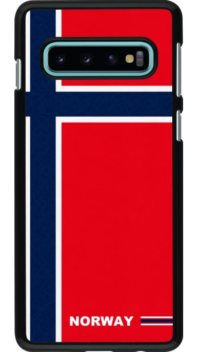 Samsung Galaxy S10 Case Hülle - Norwegen 2026 personalisierbares Fussballtrikot