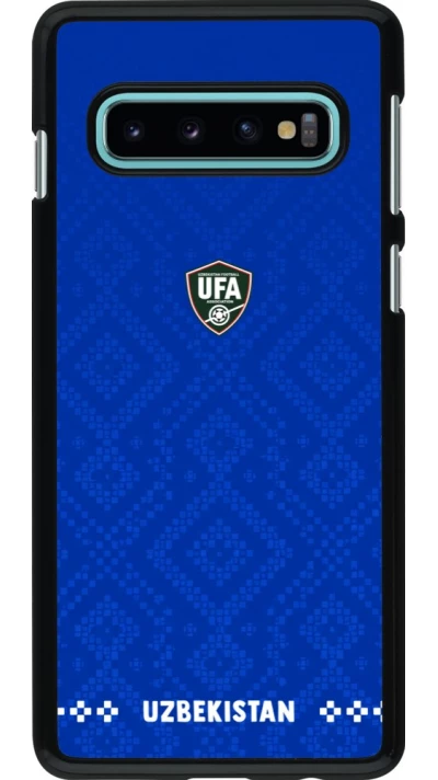 Samsung Galaxy S10 Case Hülle - Usbekistan 2026 personalisierbares Fussballtrikot