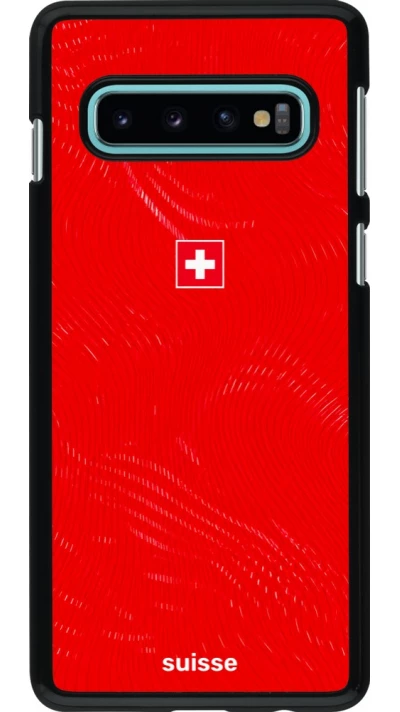 Samsung Galaxy S10 Case Hülle - Schweiz 2026 personalisierbares Fussballtrikot