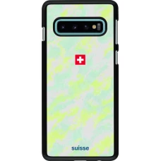 Samsung Galaxy S10 Case Hülle - Schweiz Away 2026 personalisierbares Fussballtrikot