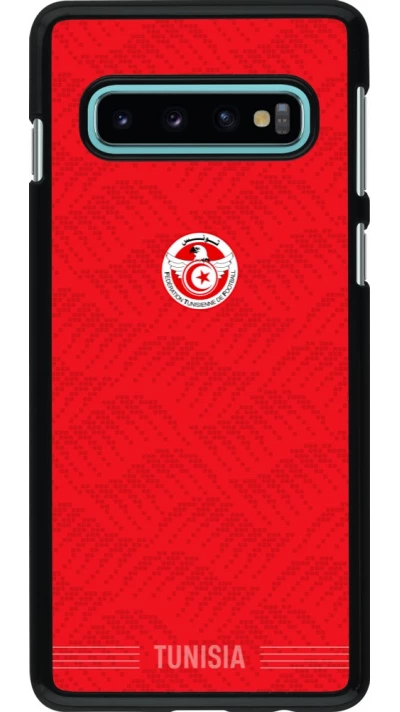 Samsung Galaxy S10 Case Hülle - Tunesien 2026 personalisierbares Fussballtrikot