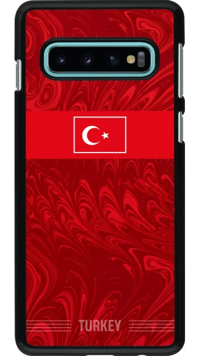 Samsung Galaxy S10 Case Hülle - Türkei 2026 personalisierbares Fussballtrikot