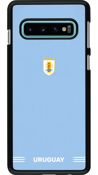 Samsung Galaxy S10 Case Hülle - Uruguay 2026 personalisierbares Fussballtrikot