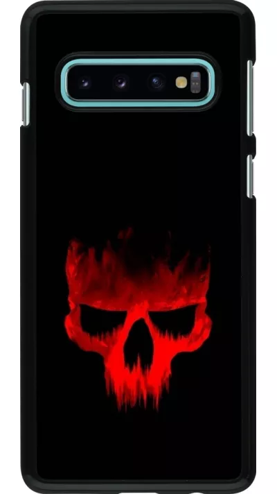 Samsung Galaxy S10 Case Hülle - Halloween 2023 scary skull