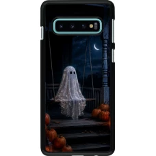 Samsung Galaxy S10 Case Hülle - Halloween 2026 Ghost on a swing