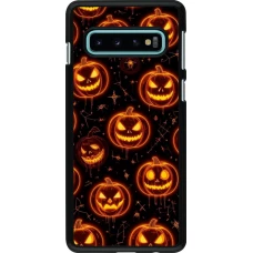 Samsung Galaxy S10 Case Hülle - Halloween 2026 Pattern Pumpkins