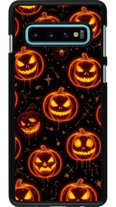 Samsung Galaxy S10 Case Hülle - Halloween 2026 Pattern Pumpkins