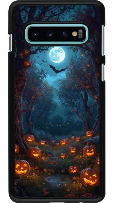 Samsung Galaxy S10 Case Hülle - Halloween 2026 Road of Pumpkins