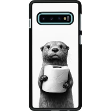 Samsung Galaxy S10 Case Hülle - Otter Toilettenpapier