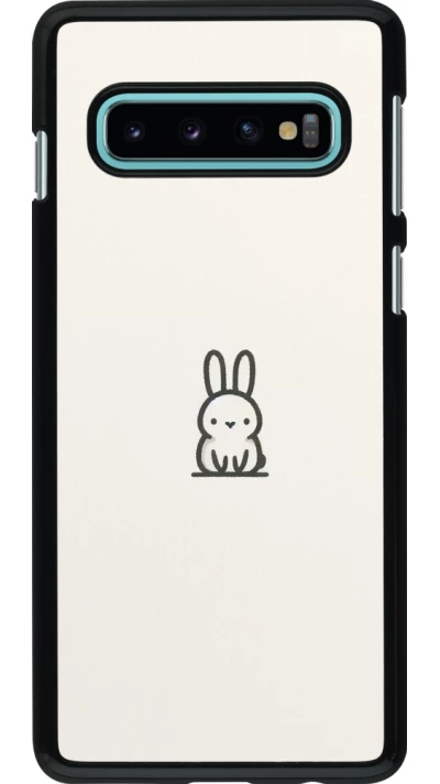 Samsung Galaxy S10 Case Hülle - Minimal Häschen Süße