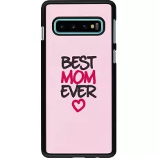 Coque Samsung Galaxy S10 - Mom 2023 best Mom ever pink