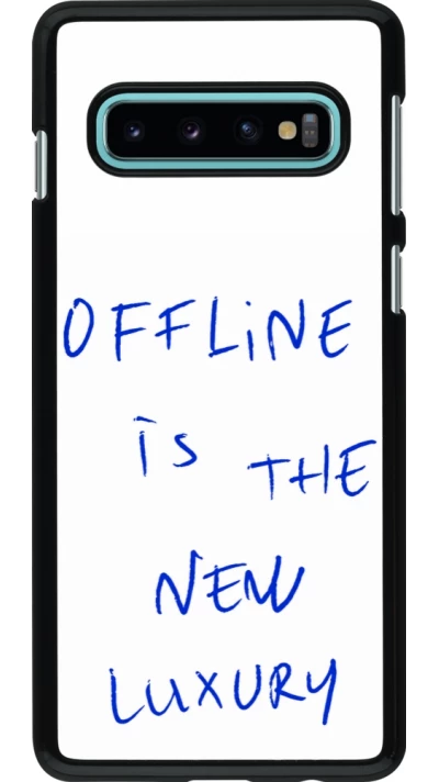 Samsung Galaxy S10 Case Hülle - Offline is the new luxury