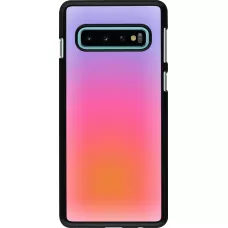 Samsung Galaxy S10 Case Hülle - Orange Pink Blue Gradient