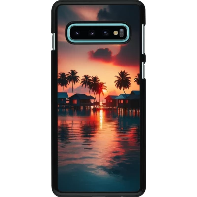 Samsung Galaxy S10 Case Hülle - Paradies Malediven