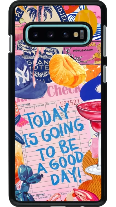 Samsung Galaxy S10 Case Hülle - Preppy Today is Going to be a good day