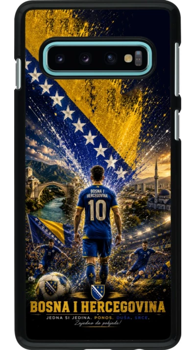 Samsung Galaxy S10 Case Hülle - Fussball Bosnien und Herzegowina splash 2026