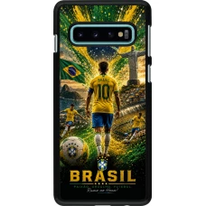 Samsung Galaxy S10 Case Hülle - Fussball Brasilien splash 2026