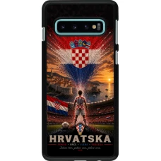 Samsung Galaxy S10 Case Hülle - Fussball Kroatien splash 2026