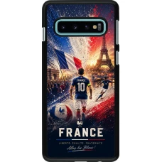 Samsung Galaxy S10 Case Hülle - Fussball Frankreich splash 2026
