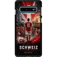 Samsung Galaxy S10 Case Hülle - Fussball Schweiz splash 2026