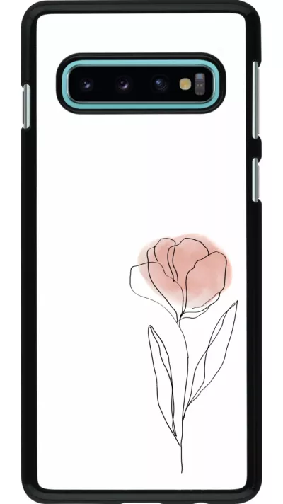 Samsung Galaxy S10 Case Hülle - Spring 23 minimalist flower