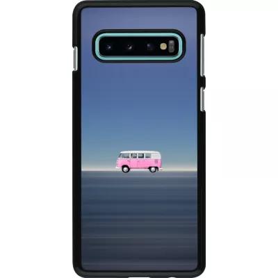 Samsung Galaxy S10 Case Hülle - Spring 23 pink bus