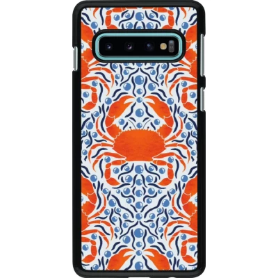 Coque Samsung Galaxy S10 - Crabs and pearls Summer 2026