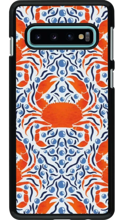 Coque Samsung Galaxy S10 - Crabs and pearls Summer 2026