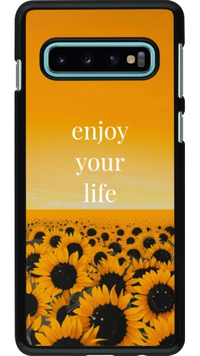 Samsung Galaxy S10 Case Hülle - Summer 2026 Enjoy your life