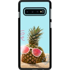 Samsung Galaxy S10 Case Hülle - Pineapple with glasses Summer 2026
