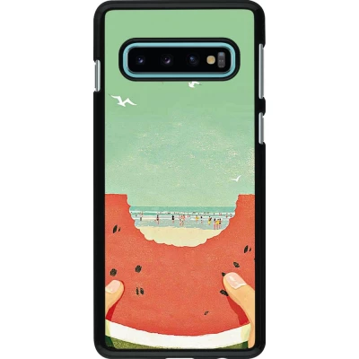 Samsung Galaxy S10 Case Hülle - Views through a watermelon Summer 2026