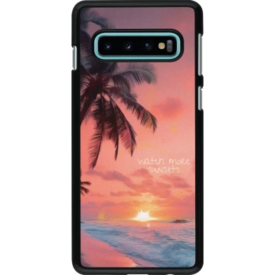Samsung Galaxy S10 Case Hülle - Watch more sunsets Summer 2026