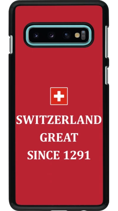 Coque Samsung Galaxy S10 - Switzerland Great Since 1291